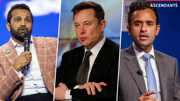 Elon Musk, Indian-Origin Technocrats, H-1B controversy, Vivek Ramaswamy, Kash Patel, FBI directive, Trump alliance, Fort Knox, government efficiency, DOGE, high-skilled immigration