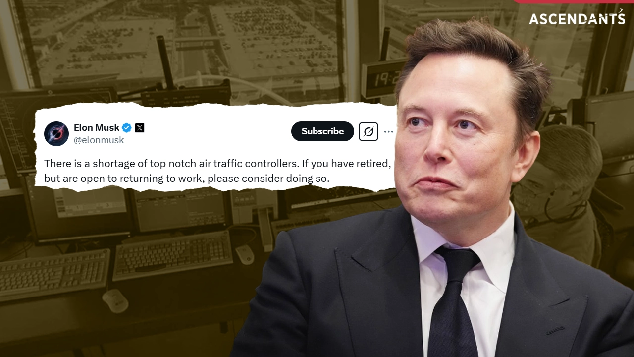 Musk Calls on Retired Air Traffic Controllers to Return