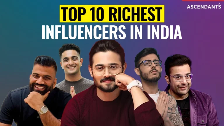 digital influencers, top 10 influencers 2025, Bhuvan Bam, CarryMinati, Ashish Chanchlani, Technical Guruji, Ranveer Allahbadia, Amit Bhadana, Harsh Beniwal, Nisha Madhulika, Sandeep Maheshwari, Flying Beast, verified earnings, digital ad spend, influencer marketing, Indian digital media, content creators, brand advertising, digital dominance