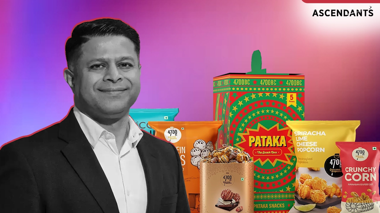 Sreejit Nair, 4700BC, CEO appointment, food and beverage industry, premium snacking, business leadership, gourmet popcorn, brand expansion, market growth, consumer trends