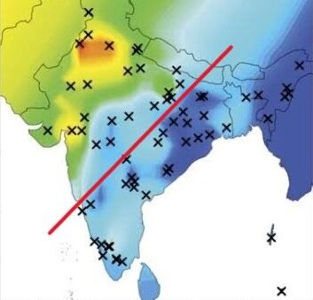 Invisible line divides India culturally