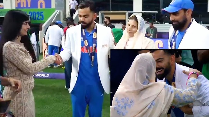 Virat Kohli, Mohammad Shami, ICC Champions Trophy 2025, Indian Cricket Team, Cricket News, Viral Video, Sportsmanship, Indian Culture, Team India, Respect