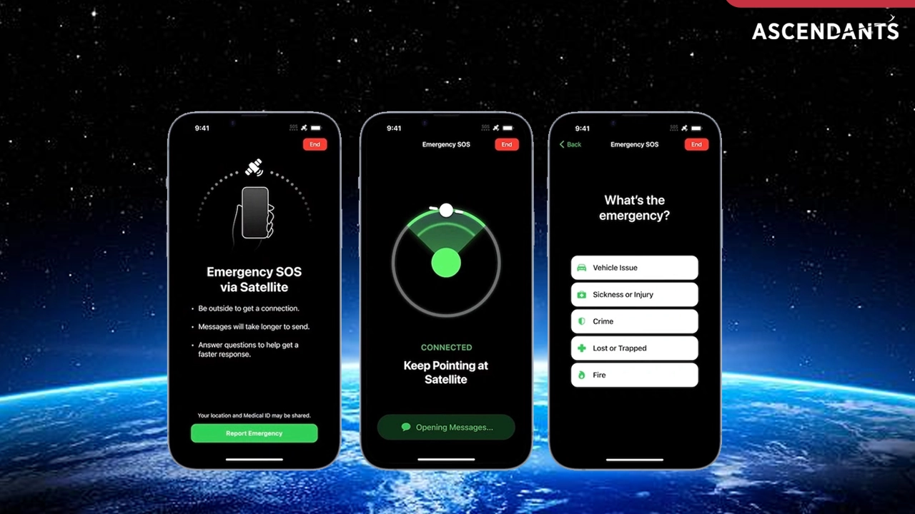 Apple satellite messaging, iPhone satellite feature, emergency messaging iPhone, satellite communication iPhone, iPhone 14 satellite