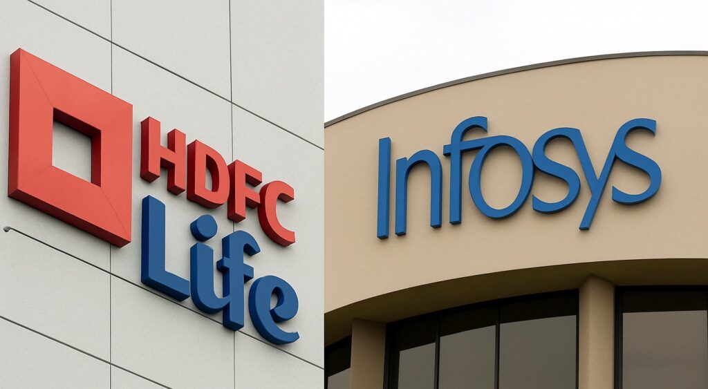 HDFC Life, HDFC Life Q4 Results, Infosys Q4 Results, HDFC Life Profit Growth, Infosys Profit Drop, Q4 Earnings 2025, HDFC Life Dividend 2025, Infosys Dividend 2025, Indian Stock Market, Corporate Earnings India, Financial Results 2025