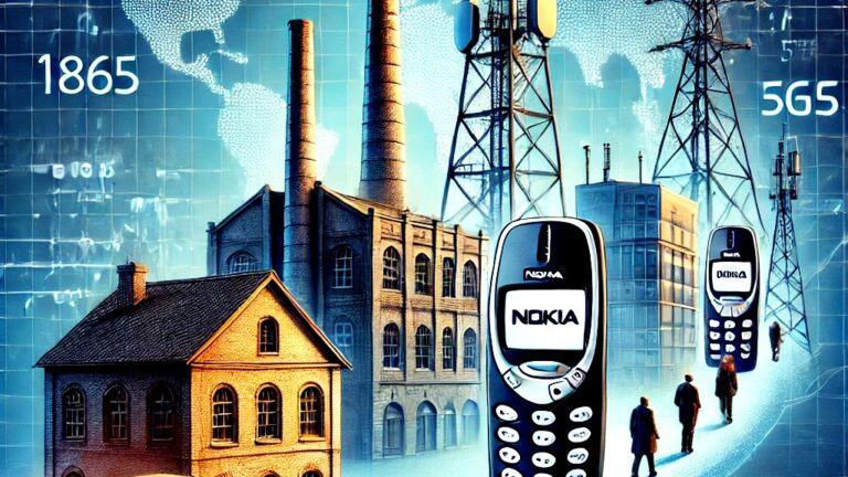 Nokia, brand reinvention, telecom industry, 5G networks, Nokia transformation, business evolution, Nokia mobile phone history, Finnish companies, tech case studies