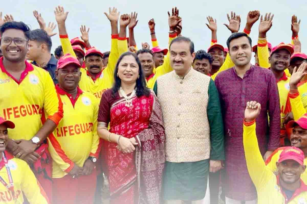 Gautam Adani with Lifeguard