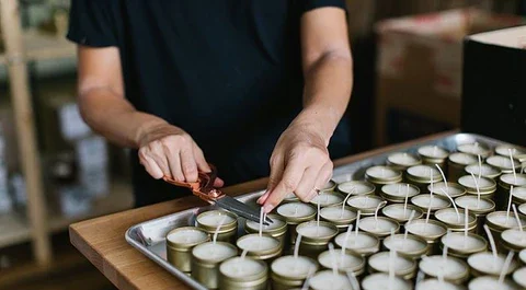 candle making, home business India, start candle business, handmade candles, soy candles, small business ideas, DIY candle making, Indian entrepreneurs, women entrepreneurs, festival candles, eco-friendly candles, online candle store, candle making supplies, work from home business, creative business ideas