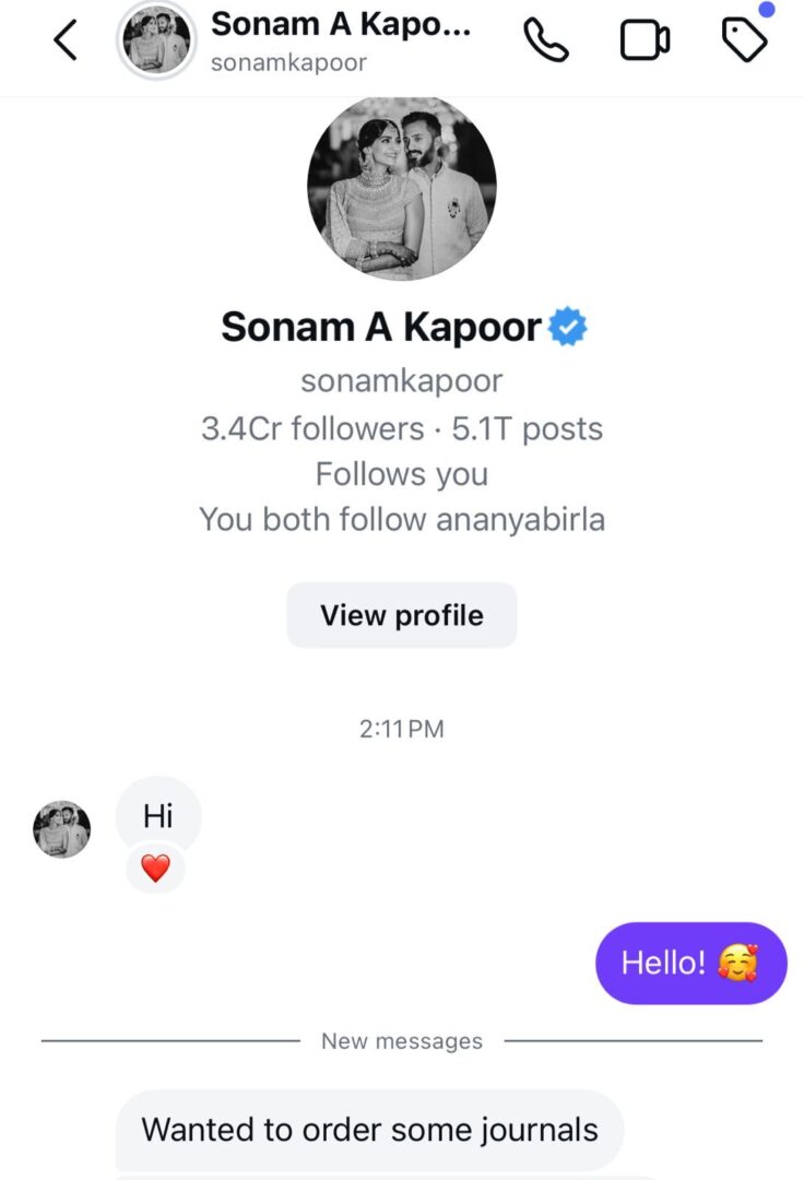 chaarpai sonam kapoor dm