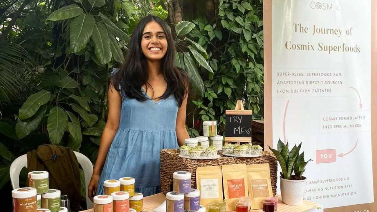 Cosmix, Vibha Harish, clean supplements, biodegradable scoop, sustainable nutrition, women-led factory, D2C wellness, plant-based protein, Indian startups, in-house manufacturing