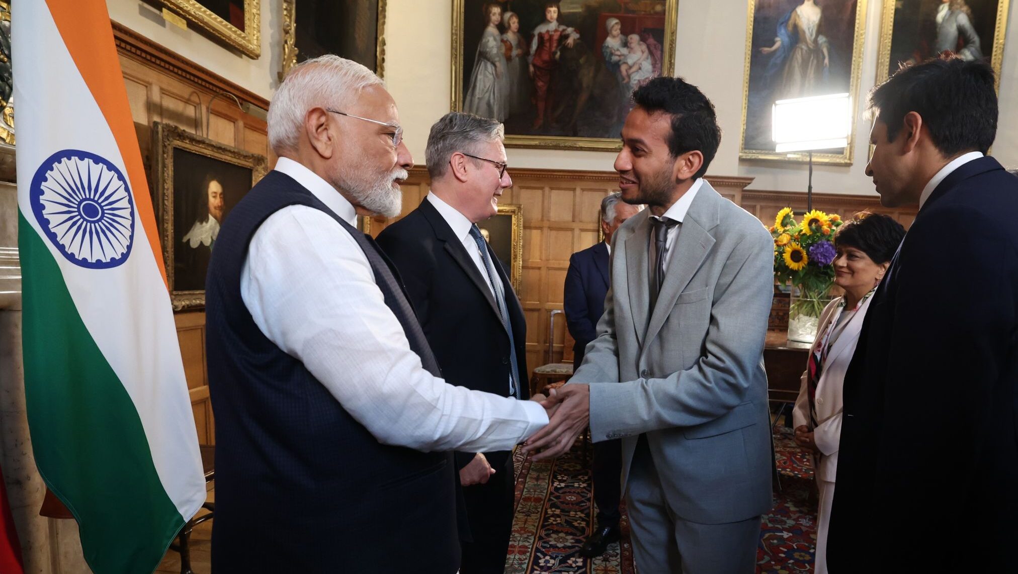 Ritesh Agarwal, PM Modi, OYO, Indian Entrepreneurs, Startup India, Keir Starmer, Indian Startups, Leadership, Inspiration, Modi Government