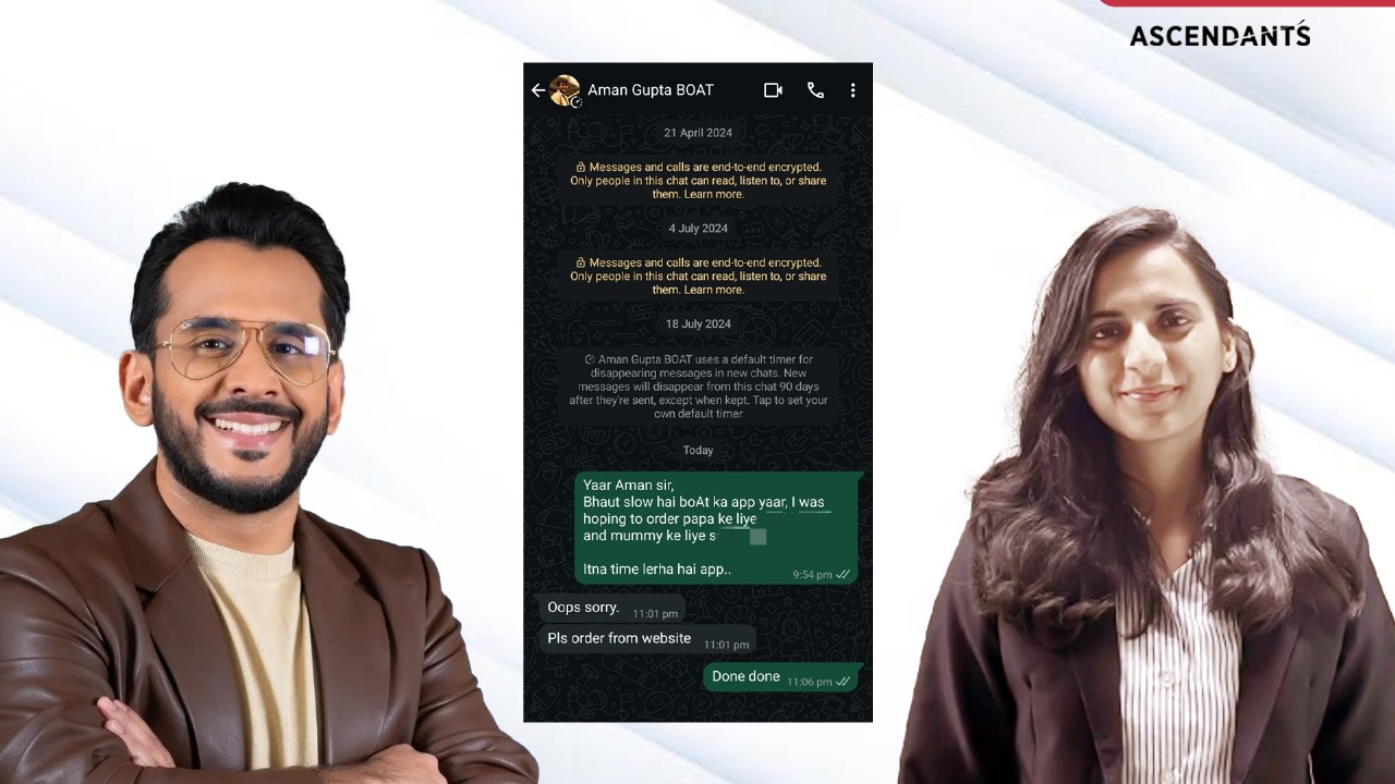 Aman Gupta, boAt Lifestyle, Customer Experience, Startup India, D2C Brands, Founder Stories, LinkedIn Viral, Shristi Singhal, Indian Startups