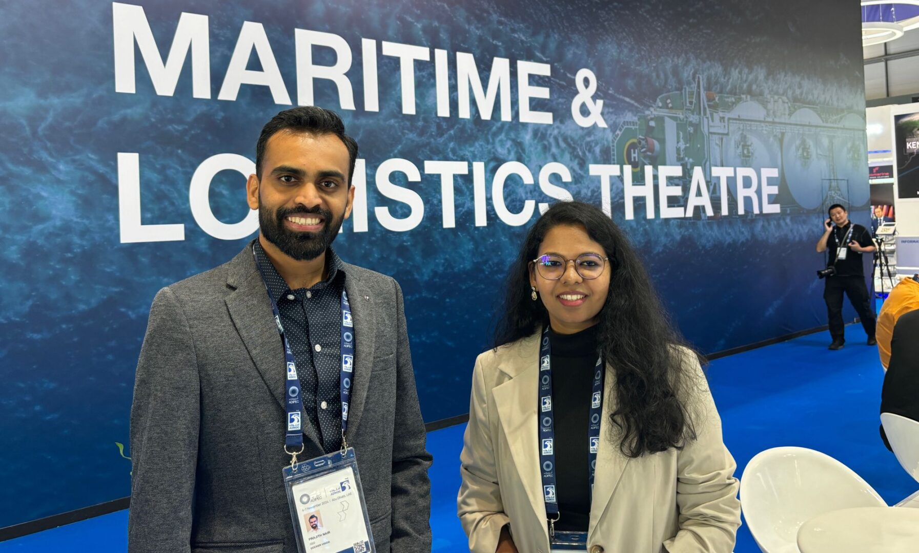 AI in shipping, container automation, smart ports, maritime technology, container freight stations, inland container depots, predictive maintenance, port modernization, AI logistics, computer vision, Prajith Nair, Athira Muraleedharan