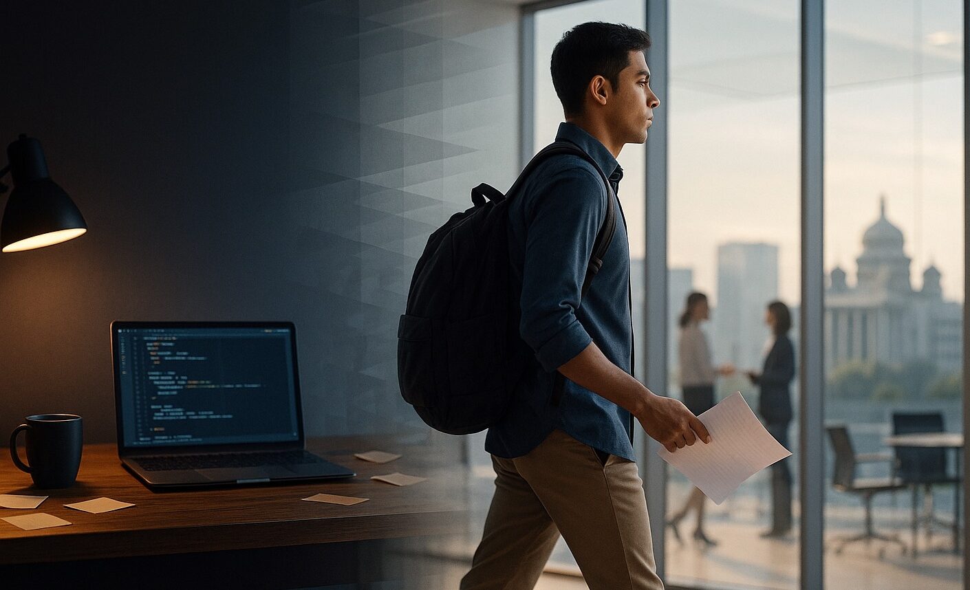 Engineer resigns, career shift, job change, indian tech industry, mnc jobs, startup vs mnc, software engineer, devops, work life balance, career growth, tech community