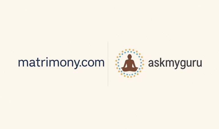 Bharat Matrimony, Ask My Guru, Matrimony.com, AI astrology, Vedic astrology, Indian startups, AI in matchmaking, tech investment, Bengaluru startups, Krishna Mohan Vedula, Vivek Sadamate, Murugavel Janakiraman, startup funding 2025, cultural tech, AI innovation India