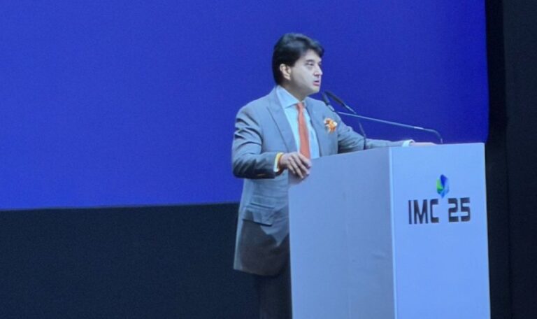Jyotiraditya Scindia, India Mobile Congress 2025, PM Modi, 5G India, Digital Public Infrastructure, UPI, JAM Trinity, Startup World Cup, Indian Telecom Growth, Digital India, IMC 2025 Highlights, Technology News, Ascendants
