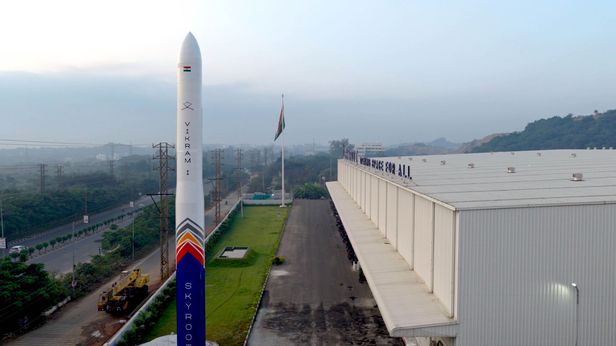 Vikram Rocket, Vikram-1, Skyroot Aerospace, Hyderabad News, PM Modi, Space Technology India, Indian Space Startups, Infinity Campus, New Monument Hyderabad, Private Space Sector India