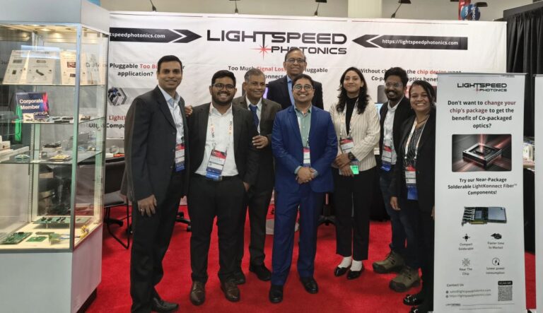 LightSpeed Photonics, optical interconnects, AI computing, high-performance computing, data center technology, deep-tech startups, India startup funding