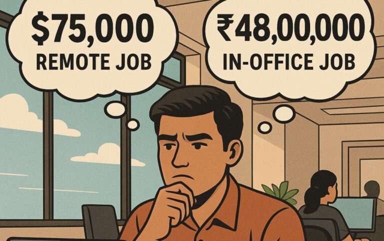 tech news, bengaluru techie, remote work, us job offer, indian tech industry, salary debate, work culture, office perks, startup jobs, career choices