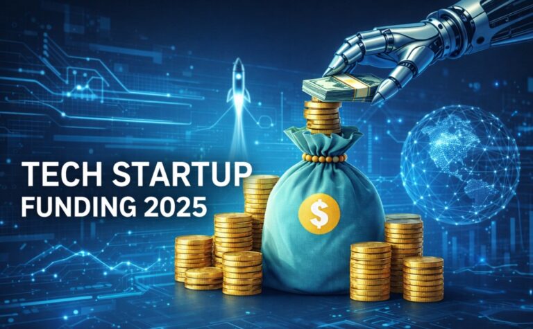 Tech startups, tech startups India, startup funding 2025, Tracxn report, Indian startup ecosystem, venture capital India, startup funding news, unicorns India, early stage funding