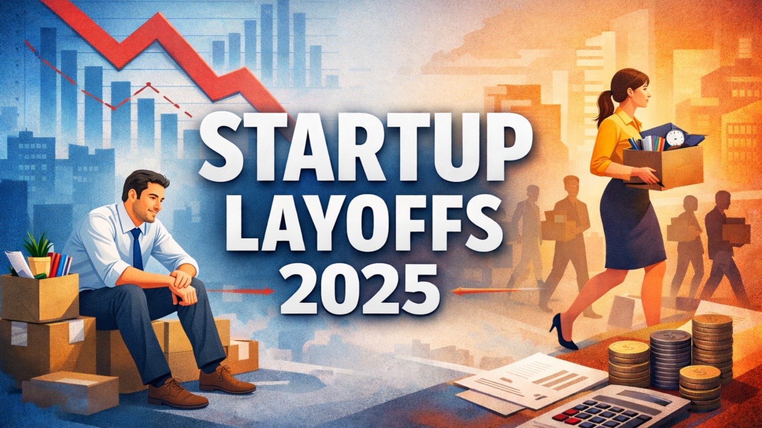 Startup layoffs, Indian startups, venture capital India, tech layoffs India, startup funding slowdown, Indian tech industry, employment trends India, startup ecosystem India