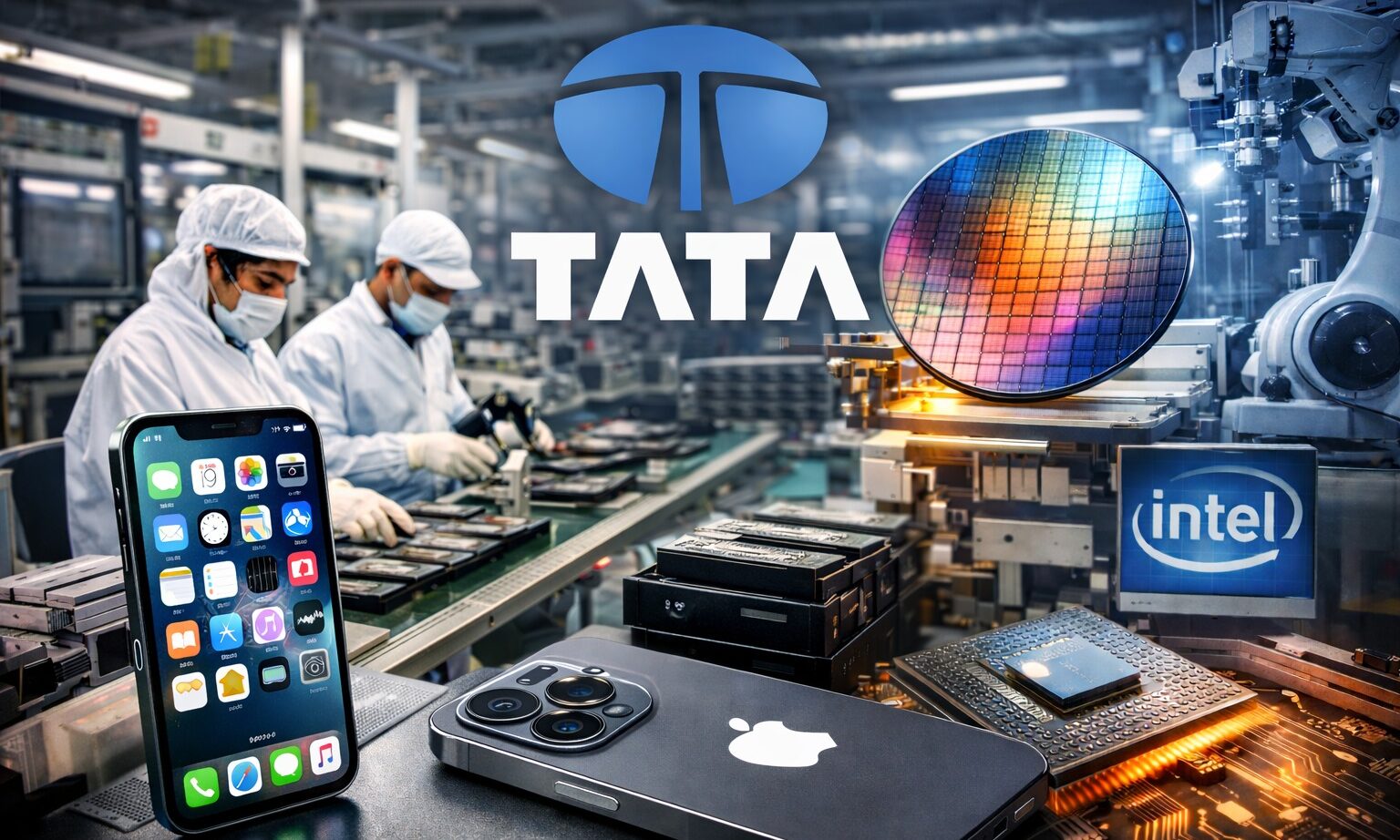 Tata Electronics, Tata Sons, Apple iPhone manufacturing, Make in India, semiconductor manufacturing, India electronics industry, Apple supply chain, iPhone exports, Tata Group, technology manufacturing