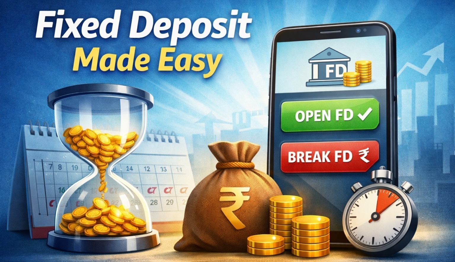fixed deposit, fixed deposit guide, fixed deposit breaking, fixed deposit premature withdrawal, fixed deposit interest calculation, fixed deposit via bank app, fixed deposit short term, fixed deposit long term, FD creation, FD break process