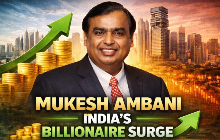 Mukesh Ambani, India billionaires 2025, Reliance Industries, billionaire wealth surge, Indian economy, Bloomberg Billionaires Index, Indian stock market, business news, wealth ranking, corporate India
