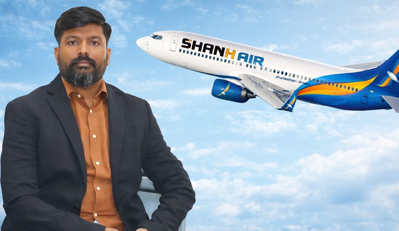 Shankh Airlines, Shravan Kumar Vishwakarma, Indian aviation, new airline India, domestic flights, Lucknow airport, aviation startup, Indian entrepreneurs, affordable air travel, regional connectivity