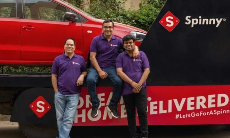 Spinny, GoMechanic, Spinny funding, used car market India, auto services startup, Indian startups, startup acquisition, venture capital India, Accel, WestBridge Capital