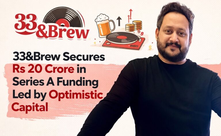 33&Brew, Optimistic Capital, Series A funding, craft beer, microbrewery, Bengaluru, startup funding, hospitality industry