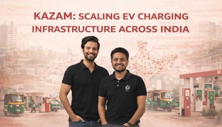 Kazam, EV charging, electric vehicle infrastructure, EV startups India, clean mobility, energy tech, EV ecosystem, Indian startups, sustainable transport, Ascendants