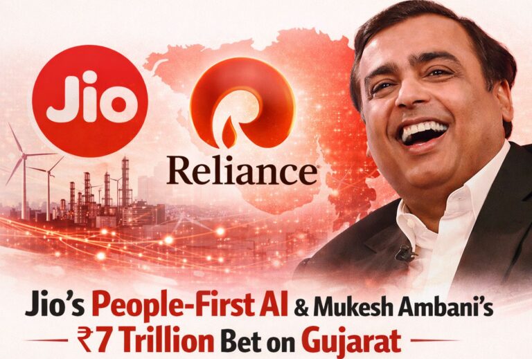 Mukesh Ambani’s ₹7 Trillion Vision: Jio’s People-First AI to Transform Gujarat