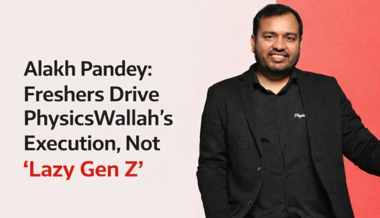 Alakh Pandey, PhysicsWallah, Gen Z workforce, freshers in startups, startup hiring India, workplace culture India, Gen Z employees, millennial leadership, Indian edtech, startup talent trends