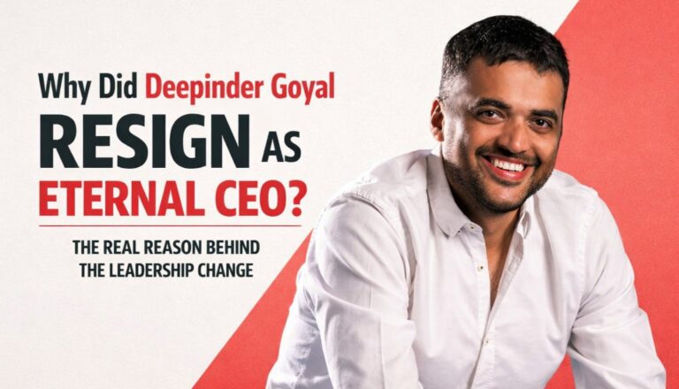 Deepinder Goyal resignation, why did Deepinder Goyal resign, Eternal CEO change, Deepinder Goyal steps down, Albinder Dhindsa CEO, Blinkit CEO news, Eternal leadership update, Zomato founder news, Indian startup leadership, corporate governance India