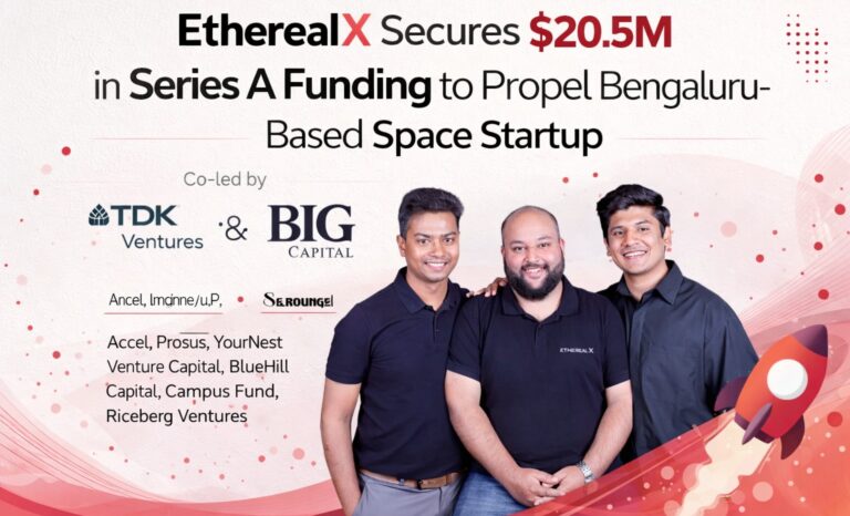 EtherealX, spacetech startup, Series A funding, reusable launch vehicle, Indian space startup, private space sector, rocket technology, space funding India