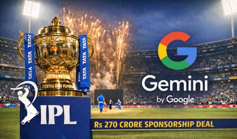 BCCI, IPL 2026, Gemini AI, Google Gemini, IPL Sponsorship, Indian Cricket, Sports Business, AI in Sports