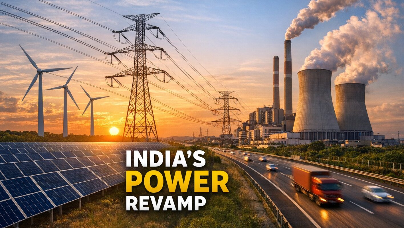 India power sector, energy infrastructure, renewable energy India, electricity capacity, power sector investment, smart meters, grid modernisation, clean energy transition, NTPC, Adani Power, Tata Power
