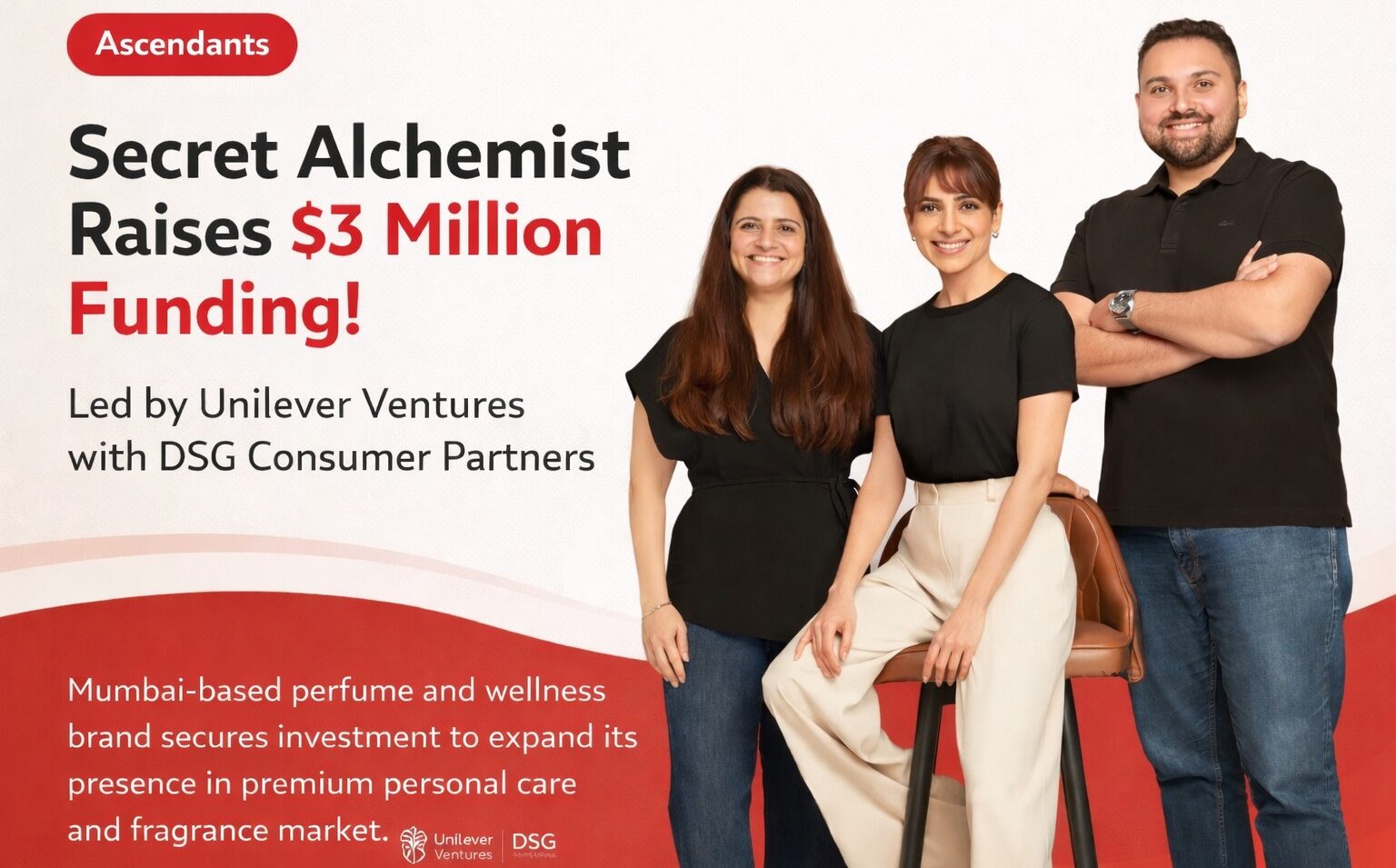 Secret Alchemist, Unilever Ventures, Samantha Ruth Prabhu, fragrance startup, clean beauty, Indian startups, funding news, consumer brands, wellness products