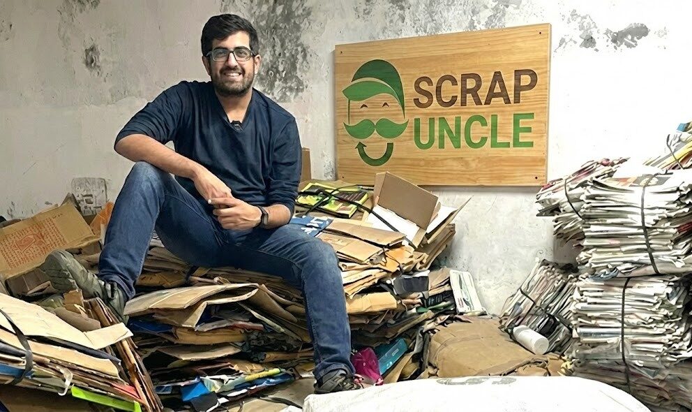 ScrapUncle, clean tech startup, recycling startup, waste management, pre-Series A funding, Orios Venture Partners, Acumen Fund, Indian startups, circular economy, sustainability