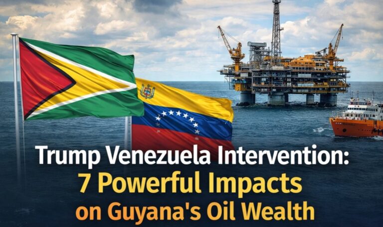 Trump Venezuela intervention impacts Guyana’s oil wealth and the disputed Essequibo region.