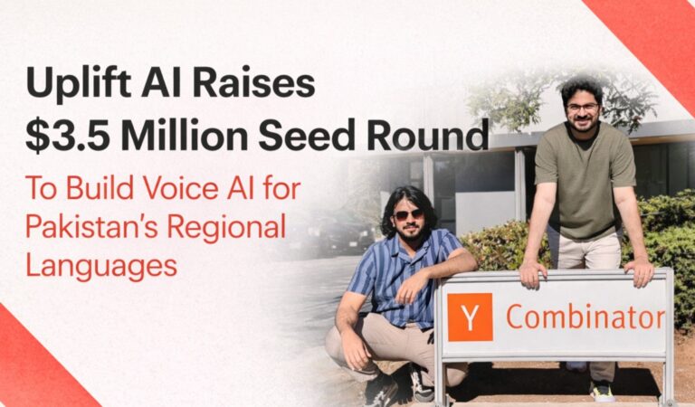Uplift AI, voice AI, Pakistan startups, seed funding, Y Combinator, regional languages, AI startups, Urdu AI, emerging markets, speech technology, South Asia startups, Indus Valley Capital, tech funding, artificial intelligence, startup ecosystem