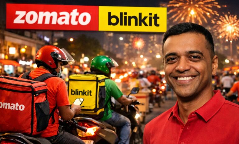 Zomato, Depinder Goyal, Blinkit, Gig Economy, Delivery Workers, New Year’s Eve, Food Delivery, Quick Commerce, India Startups