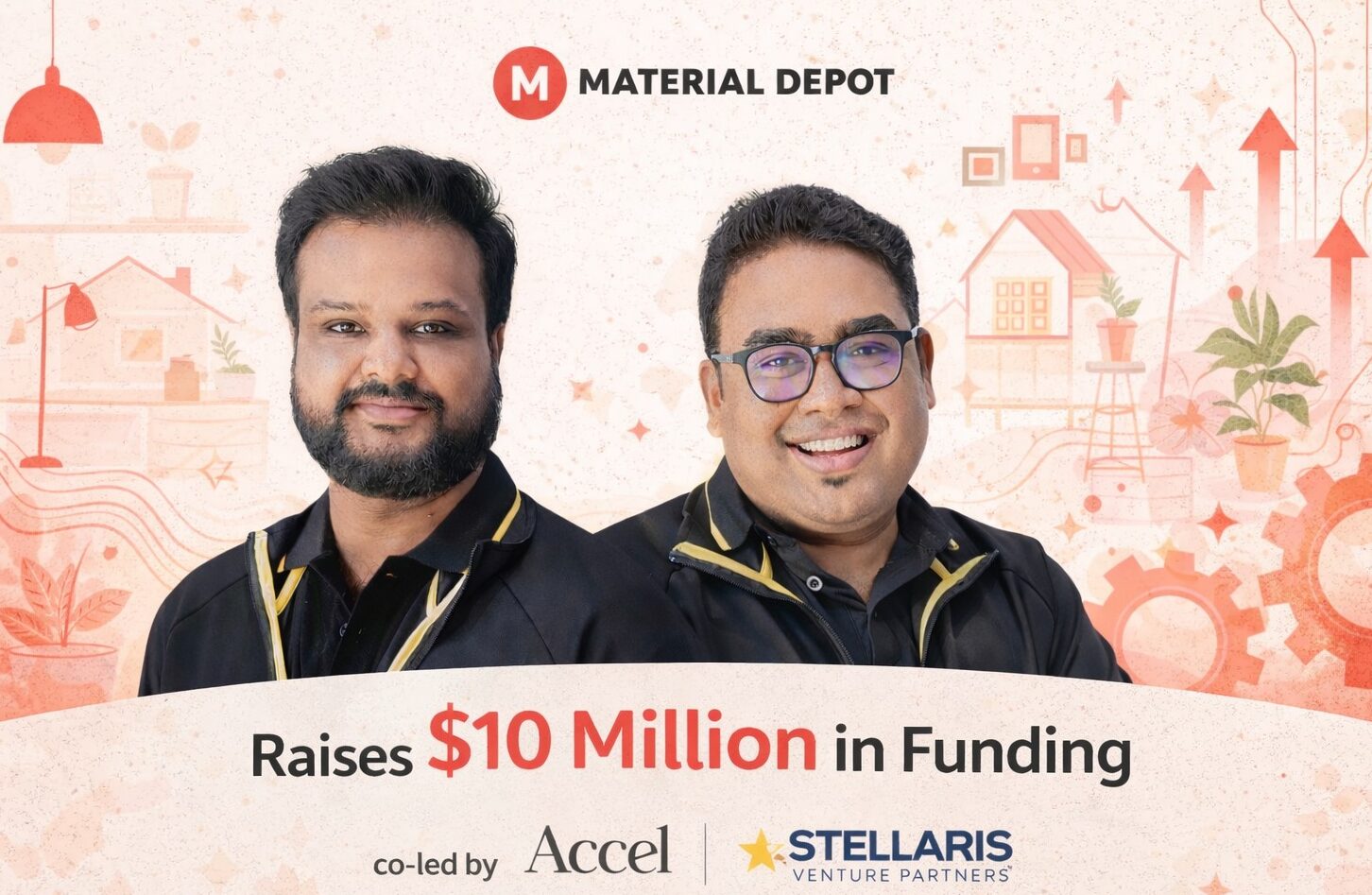 Material Depot, funding news, startup funding, interior design startup, home decor, Accel, Stellaris Venture Partners, Indian startups, omnichannel retail