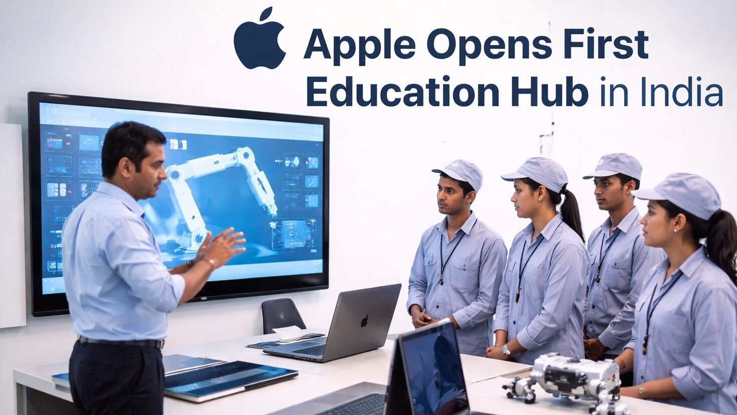 Apple, Apple India, Bengaluru, Education Hub, Manufacturing, Supplier Training, Tata Electronics, Skill Development