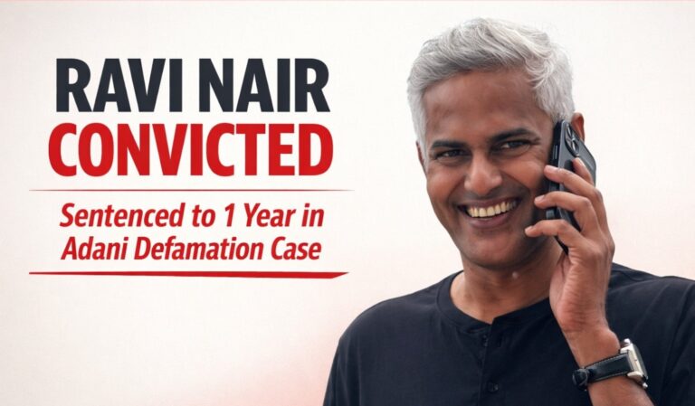 Ravi Nair, Adani Enterprises, Adani Group, defamation case, Gandhinagar court, criminal defamation, business news India