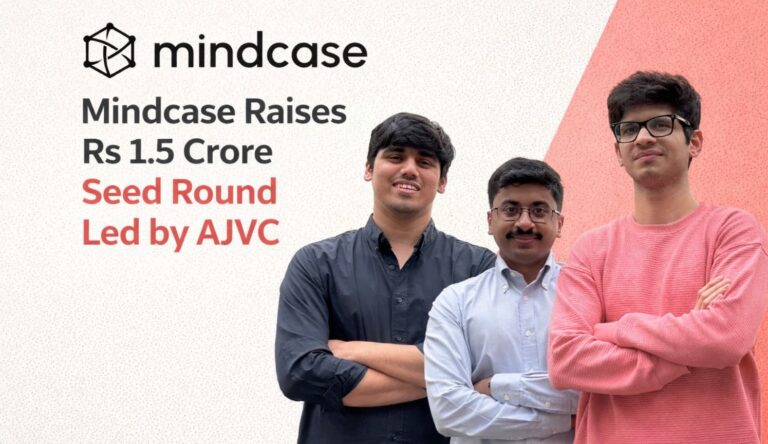 Mindcase, AJVC, pre-seed funding, market intelligence, SaaS, agentic AI, IIM Ahmedabad founders