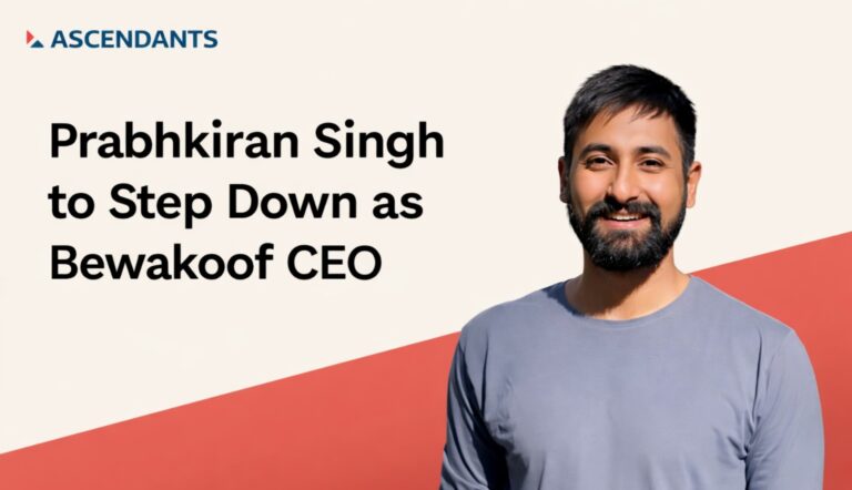 Prabhkiran Singh, Bewakoof, Bewakoof CEO exit, Bewakoof founder, D2C fashion India, Indian startup news, Aditya Birla Group, TMRW, startup leadership transition, Indian youth fashion brand, entrepreneur journey, direct-to-consumer India, Mumbai startup, founder exit news, Indian fashion ecommerce