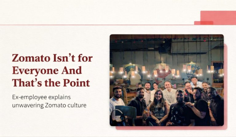 Zomato, Zomato culture, Deepinder Goyal, Ragini Das, Ex Zomans, Zomato employees, Startup culture India, Indian startup ecosystem, Workplace culture, leap.club, Google for Startups India, Corporate culture, Startup careers, Zomato alumni, Indian tech startups