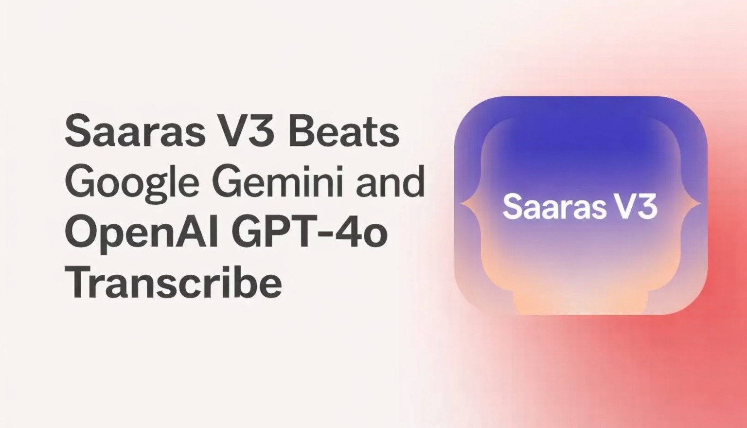 Saaras V3, Sarvam AI Saaras V3, Saaras V3 speech model, Saaras V3 AI transcription, Saaras V3 benchmarks, Saaras V3 India, Saaras V3 speech recognition, Sarvam AI, Indian language AI, speech to text India, AI speech models India, Saaras V3 update, multilingual AI India, Indian AI startup, voice AI India