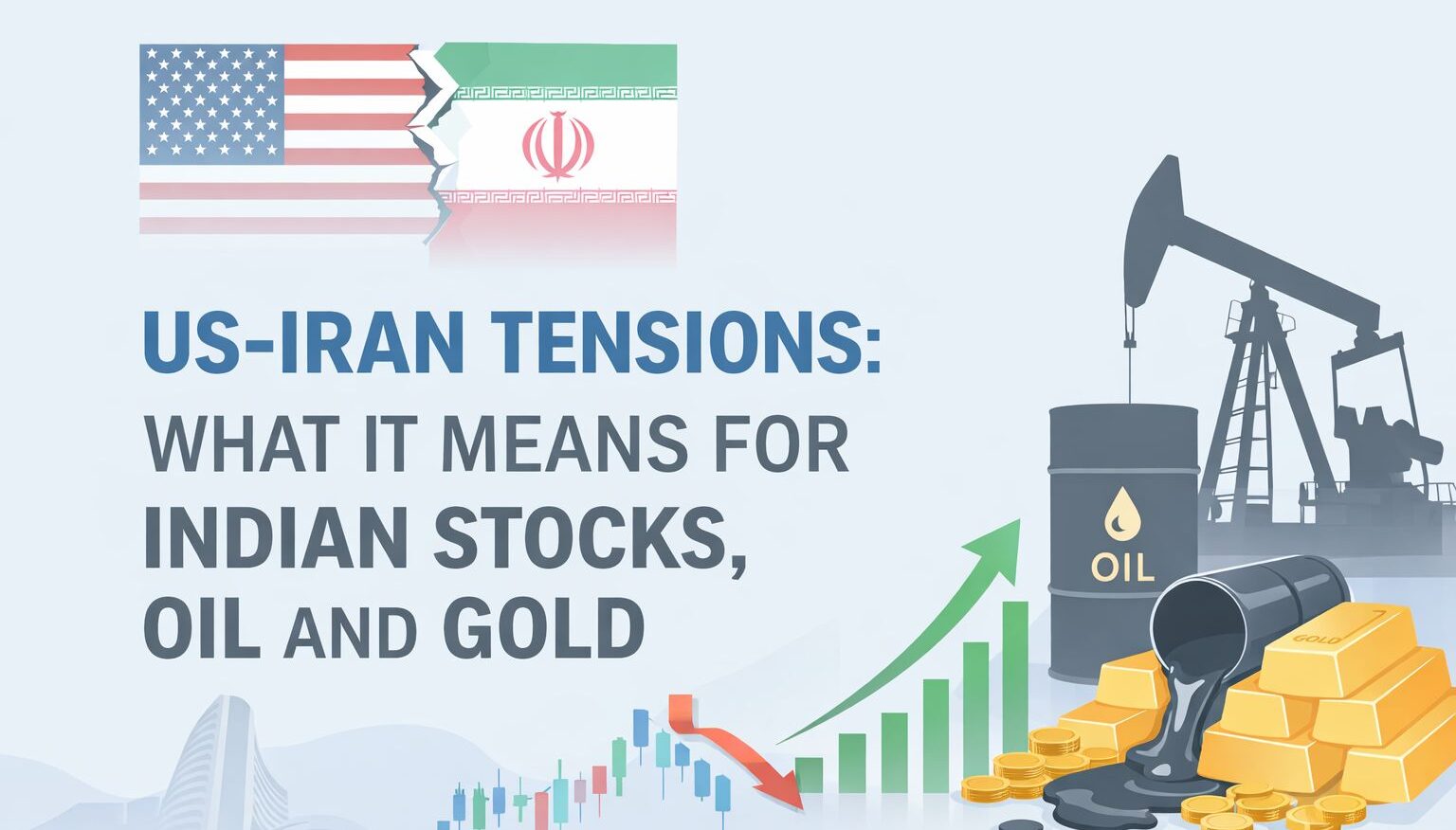 US-Iran Tensions: Impact on Indian Stocks, Oil and Gold